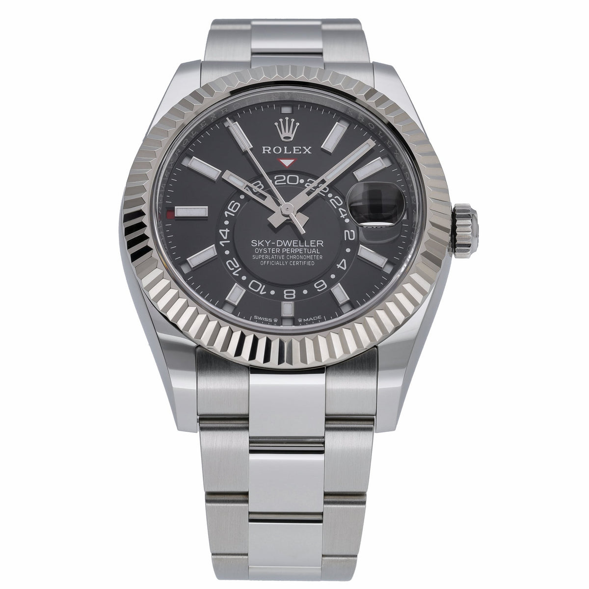 Rolex Sky-Dweller 336934 with black dial and steel & white gold case - product image 2