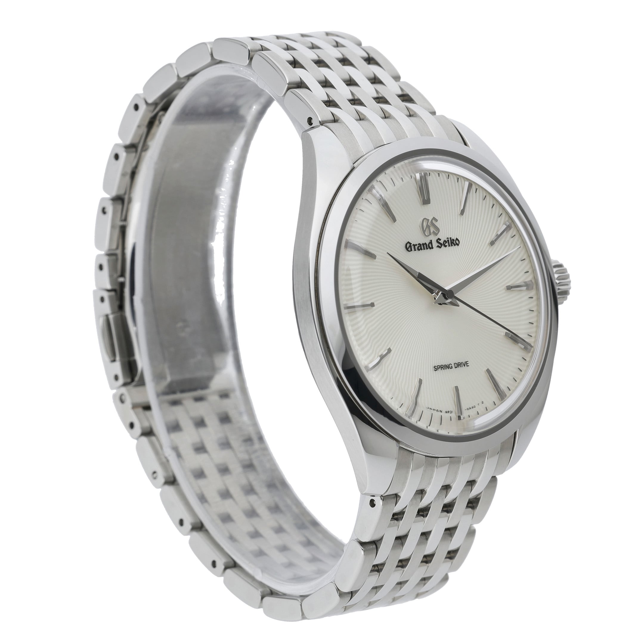 Grand Seiko Spring Drive 9R31-0AR0 with silver dial and steel case - product image 3