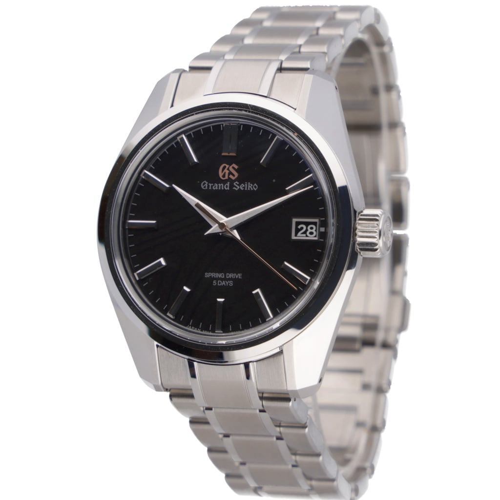 Grand Seiko Heritage Collection SLGA013G with black dial and steel case - product image 2