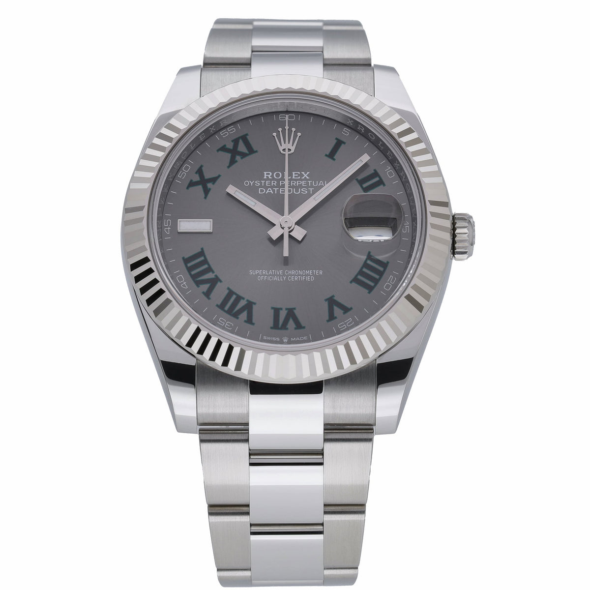 Rolex Datejust 41 126334 with slate dial and steel & white gold case - product image 2