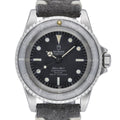 Tudor Submariner 7928 with black dial and steel case