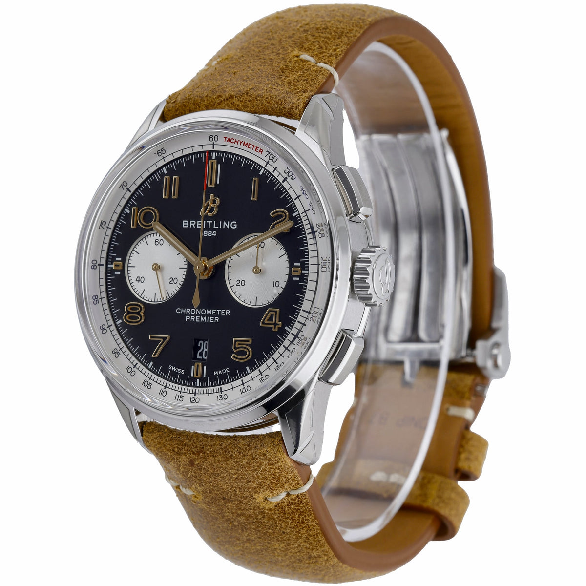 Breitling Premier B01 Chronograph 42 AB0118A21B1X1 with black dial and steel case - product image 3