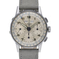 Heuer Triple Date 2543 with cream dial and steel case