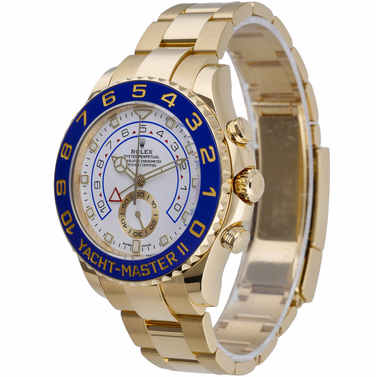 Rolex Yacht-Master II 116688 with white dial and 18ct yellow gold case - product image 3