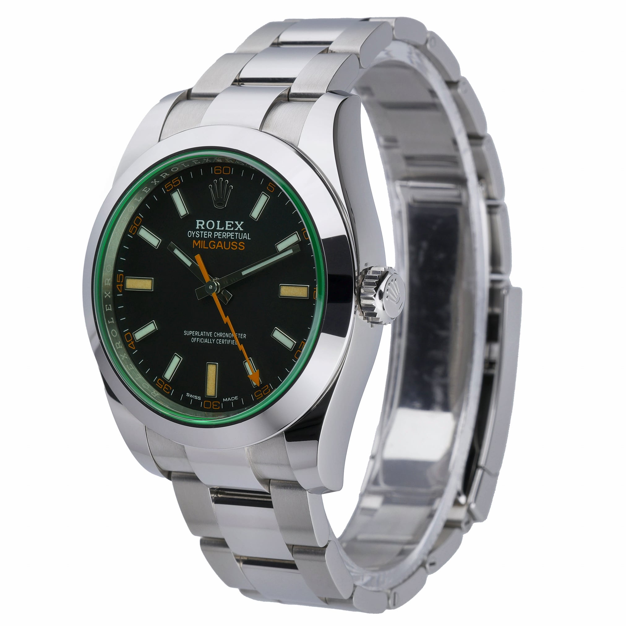 Rolex Milgauss 116400GV with black dial and oystersteel case - product image 3