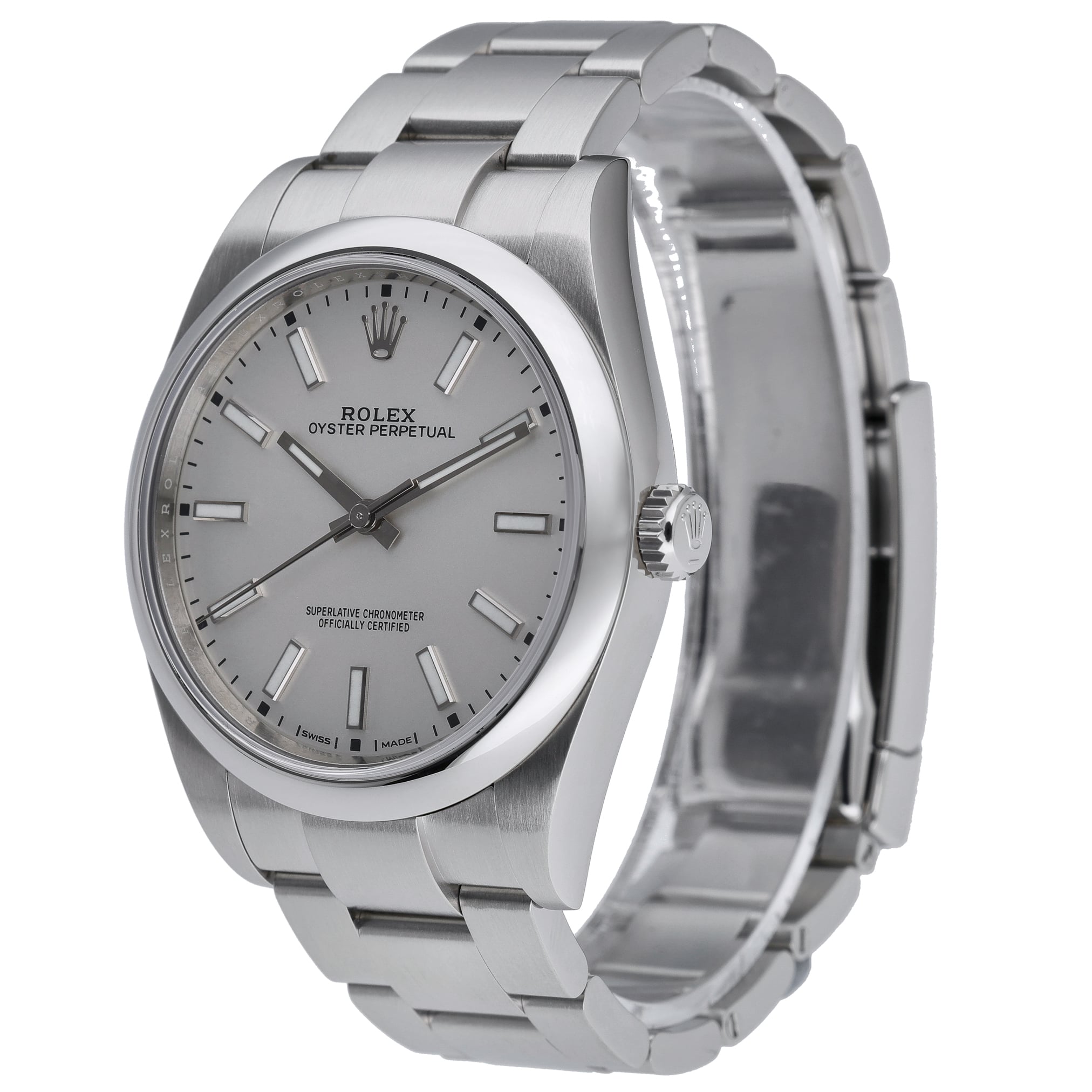 Rolex Oyster Perpetual 114300 with white dial and oystersteel case - product image 3