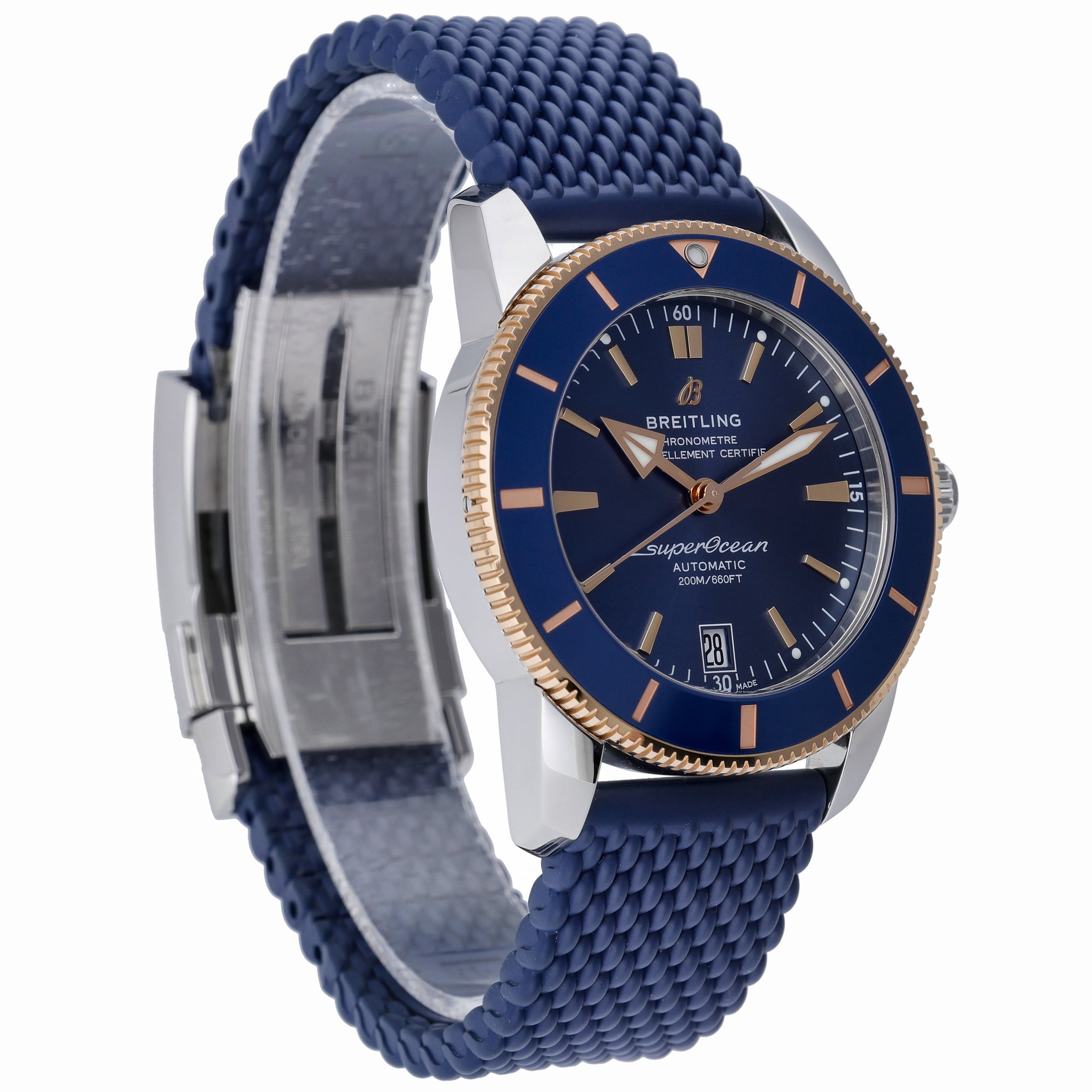 Breitling Superocean Heritage UB2010 with blue dial and steel & rose gold case - product image 4
