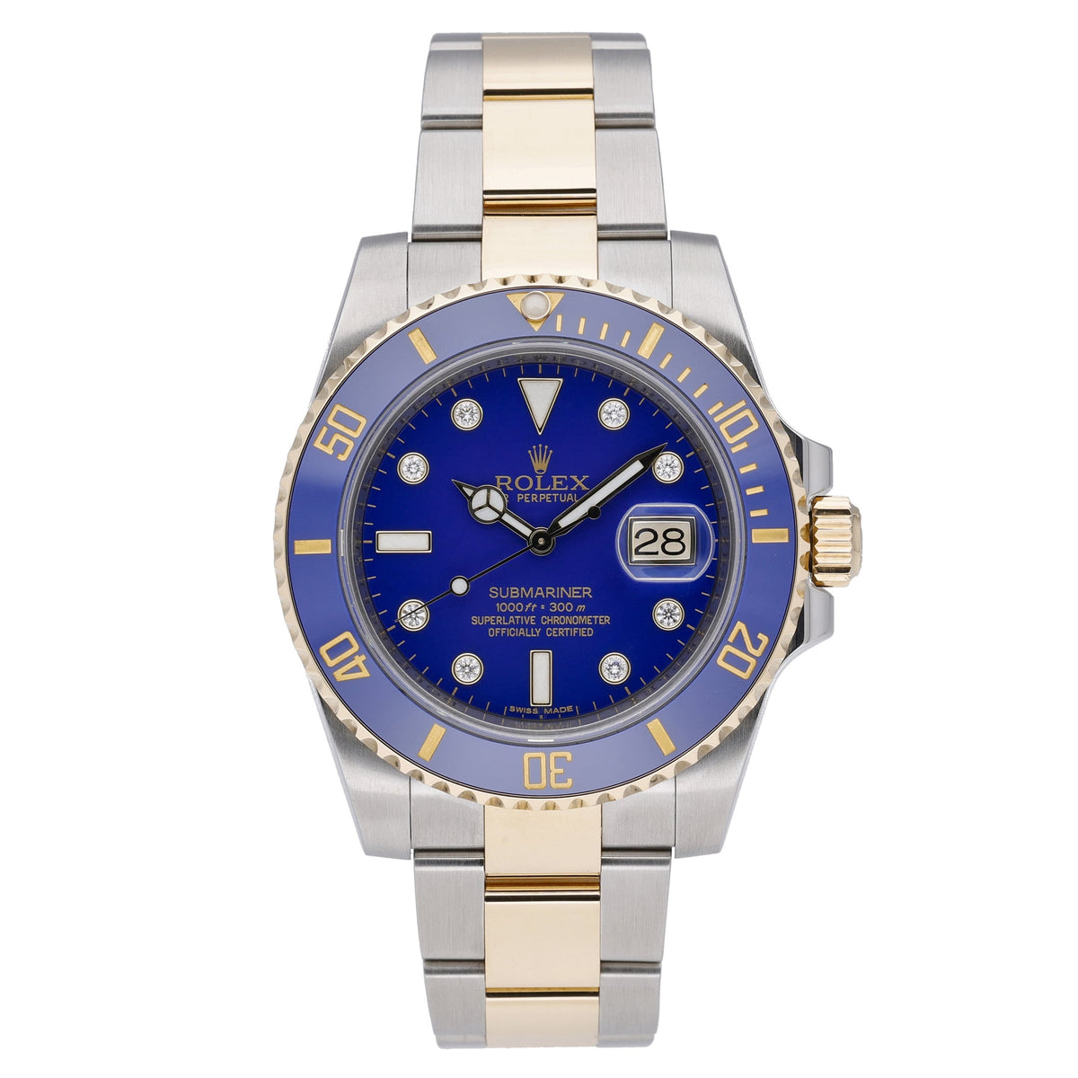 Rolex Submariner 116613LB with blue dial and steel & yellow gold case - product image 2