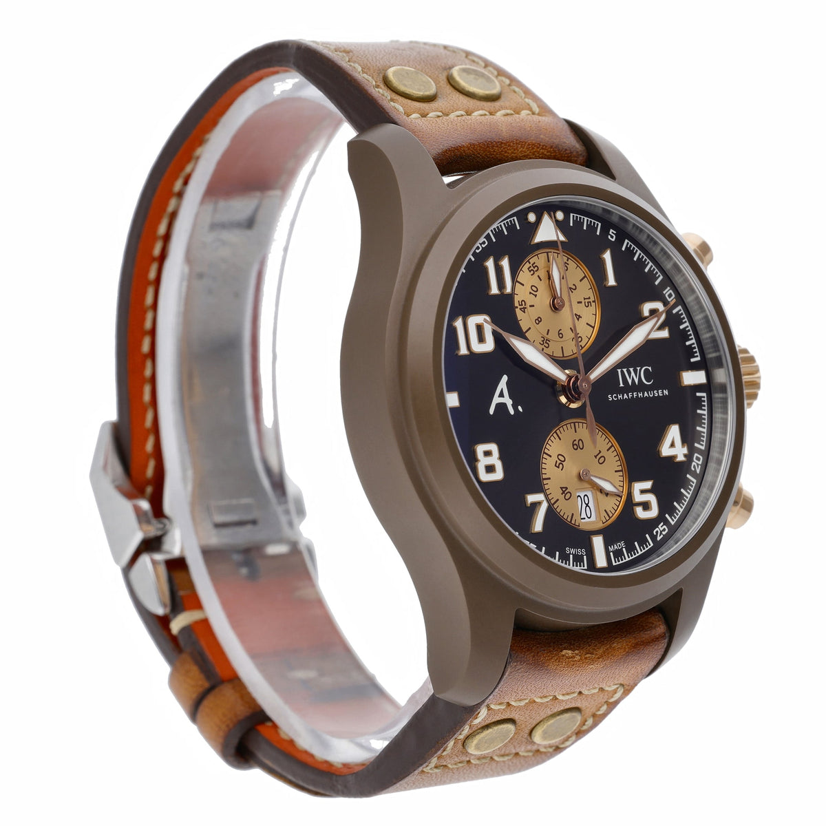 IWC Pilot Chronograph IW388006 with brown dial and ceramic case - product image 4