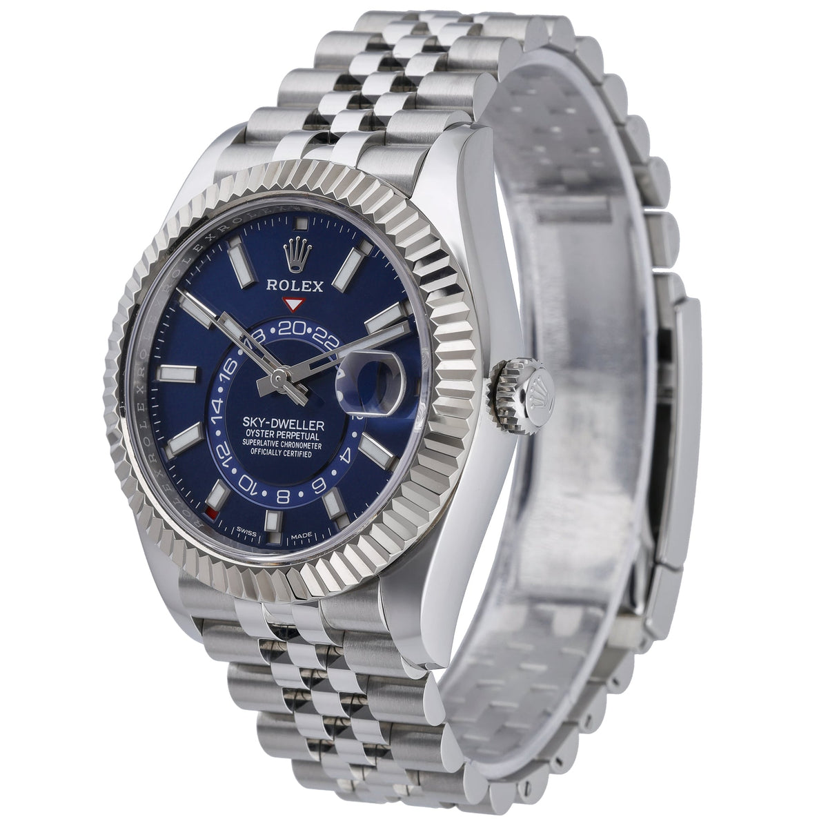 Rolex Sky-Dweller 326934 with blue dial and steel & white gold case - product image 3