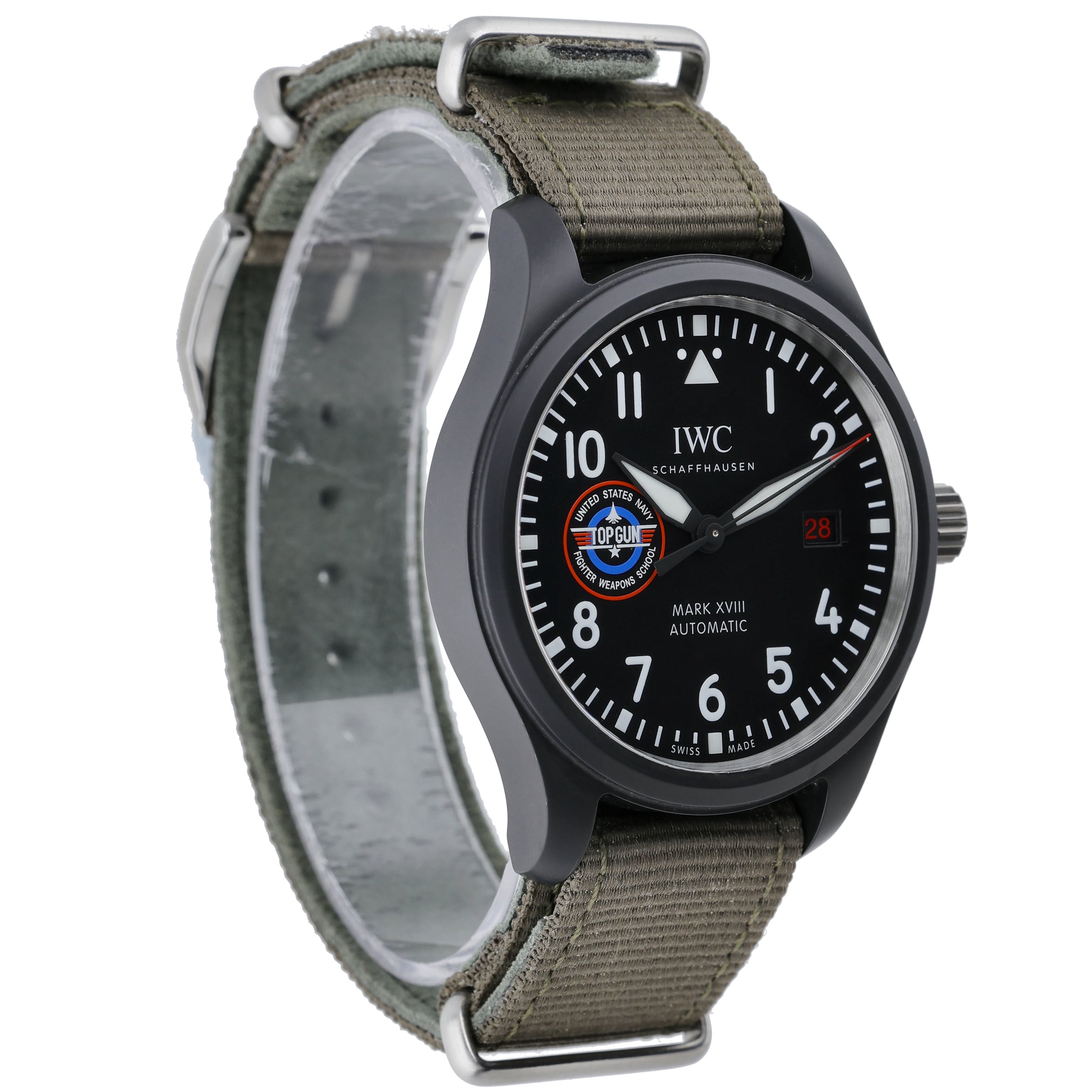 IWC Top Gun Pilot Mark XVIII IW324712 with black dial and ceramic case - product image 4