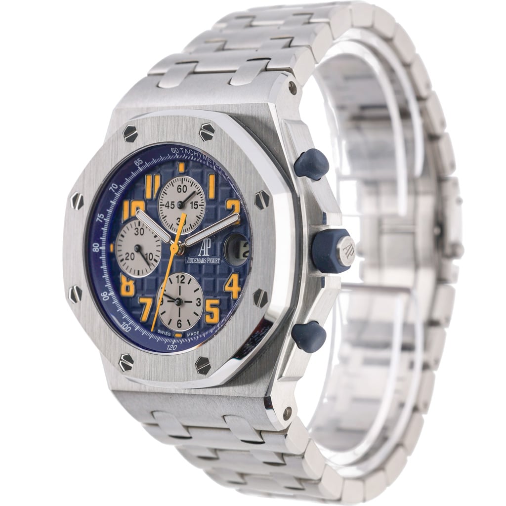 Audemars Piguet Royal Oak Chronograph 26107ST.OO.D018CR.01 with blue dial and steel case - product image 4