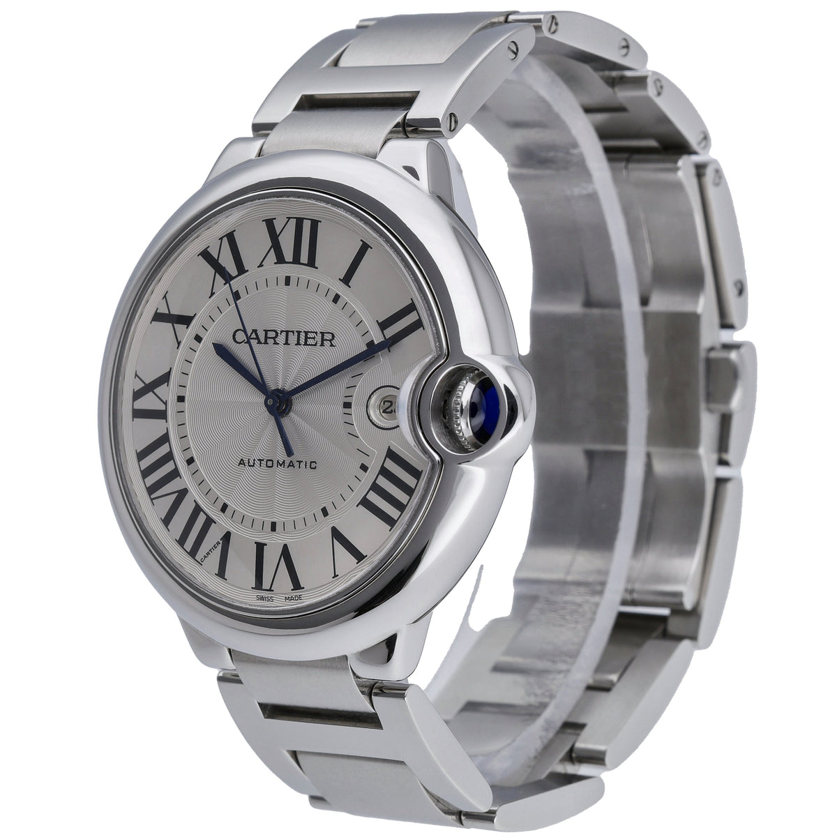 Cartier Ballon Bleu 3001 with silver dial and steel case - product image 3