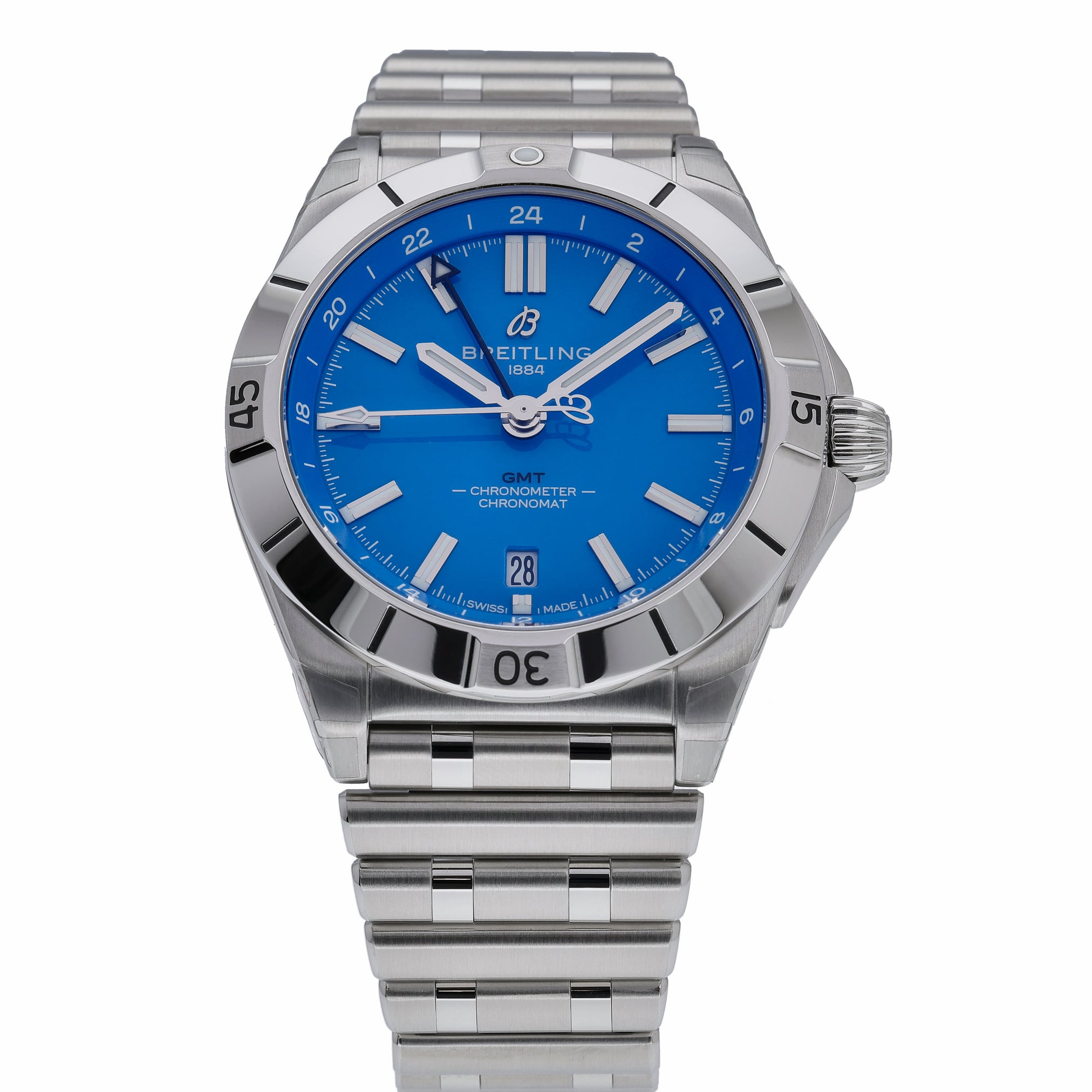Breitling NFL Carolina Panthers A32398 with blue dial and steel case - product image 2