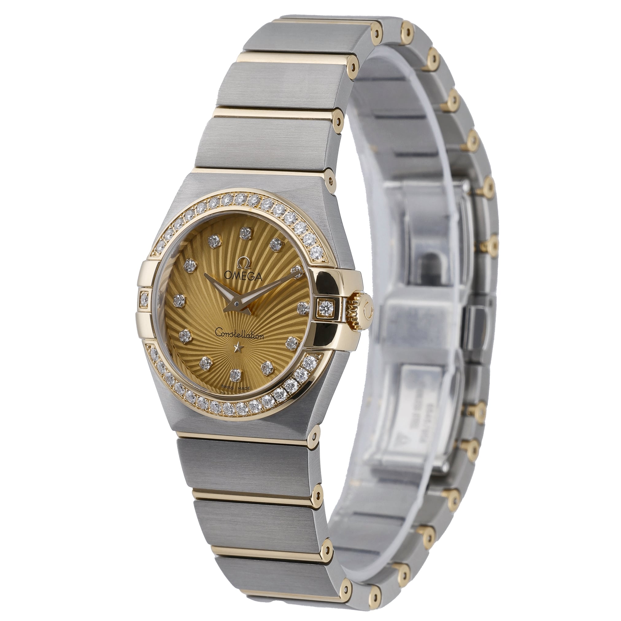 Omega Constellation 131.25.28.60.58.001 with champagne dial and steel & yellow gold case - product image 3