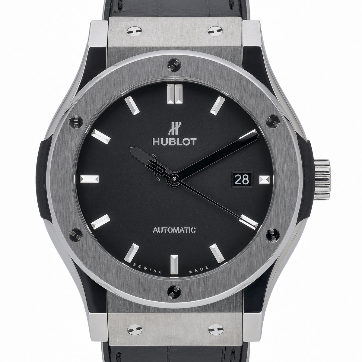 Hublot Classic Fusion 542.NX1171.LR with black dial and titanium case