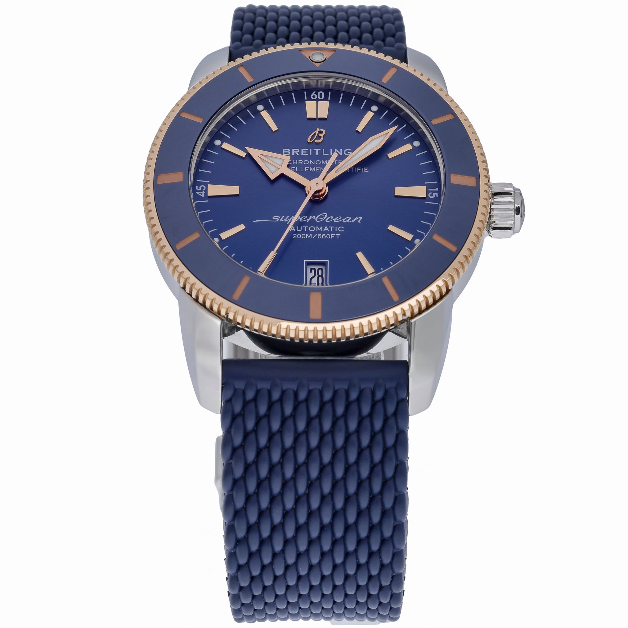 Breitling Superocean Heritage UB2010 with blue dial and steel & rose gold case - product image 2
