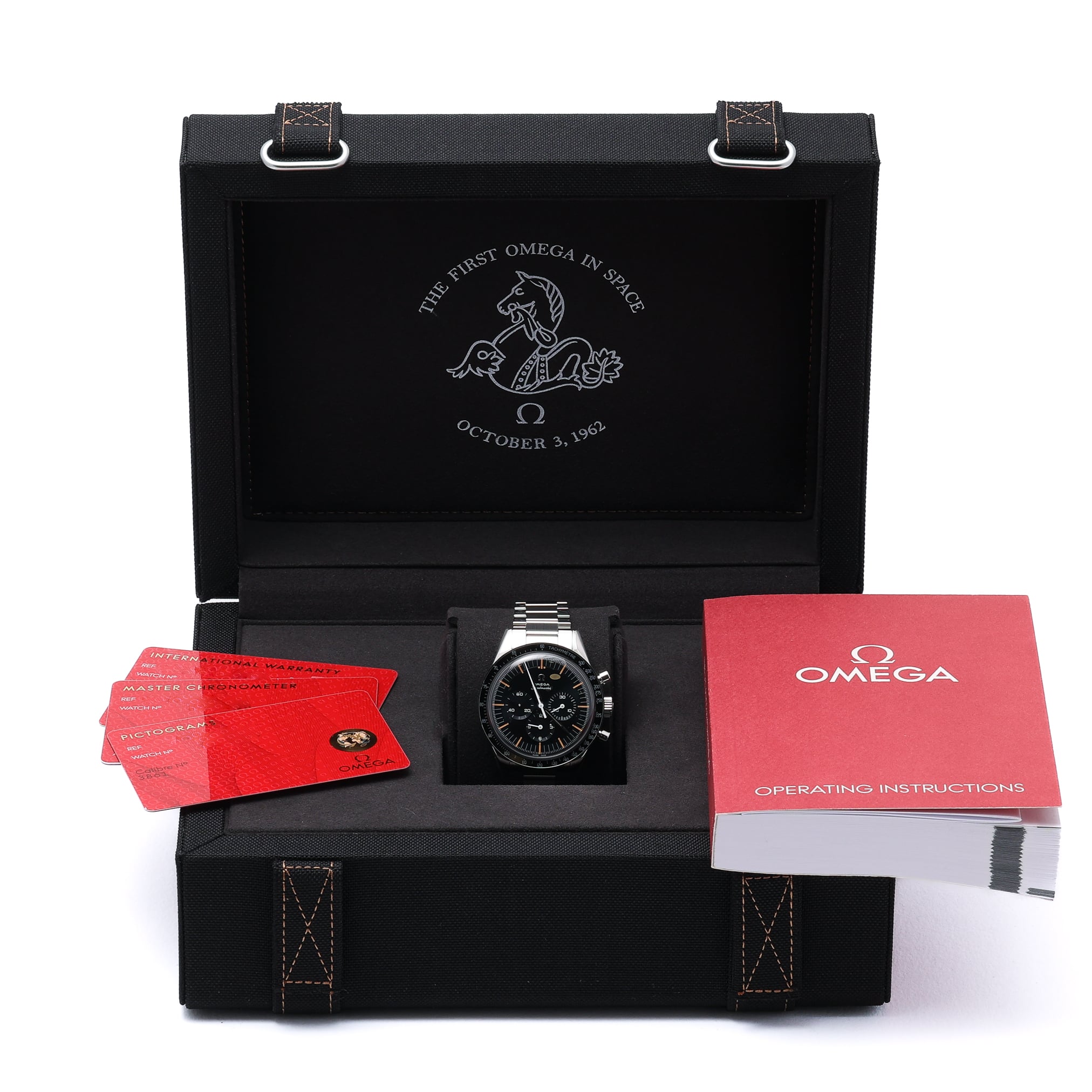 Omega First Omega In Space 310.30.40.50.06.001 with black dial and steel case - product image 2