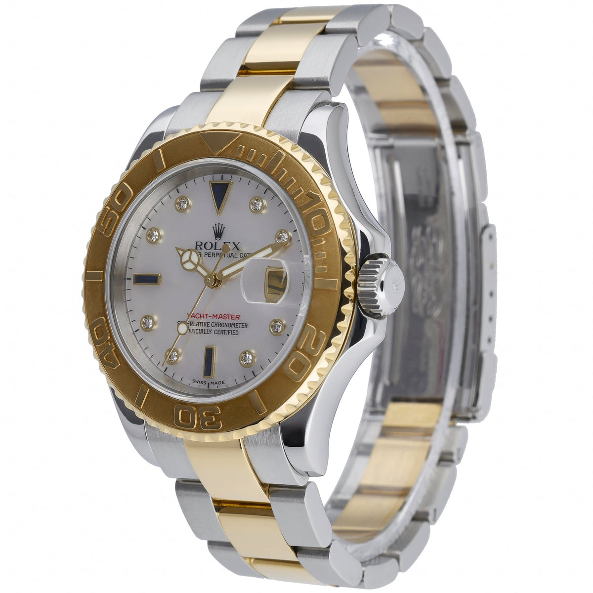 Rolex Yacht-Master 40 16623 with mop sapphire dial and steel & yellow gold case - product image 3