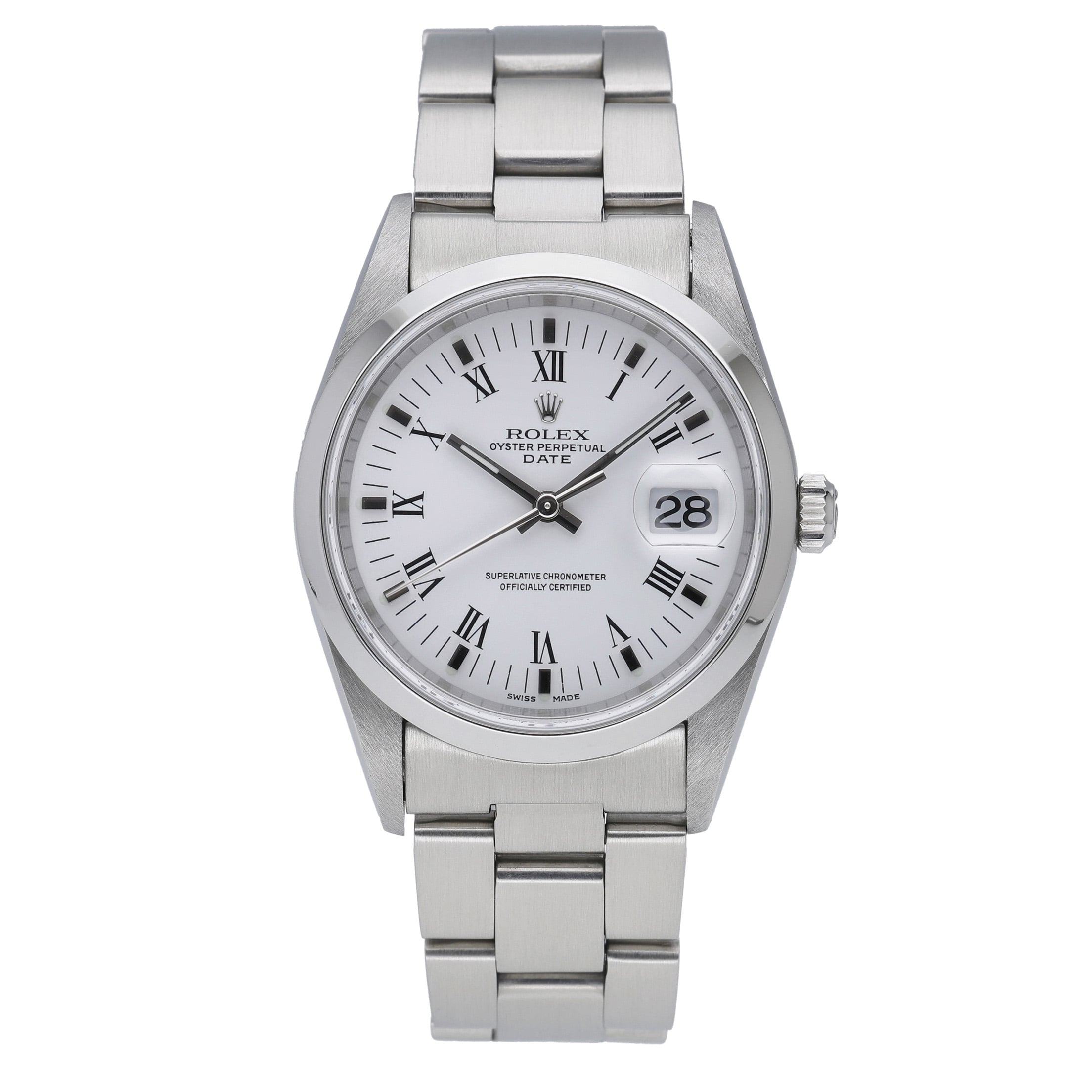 Rolex Oyster Perpetual 15200 with white dial and oystersteel case - product image 2