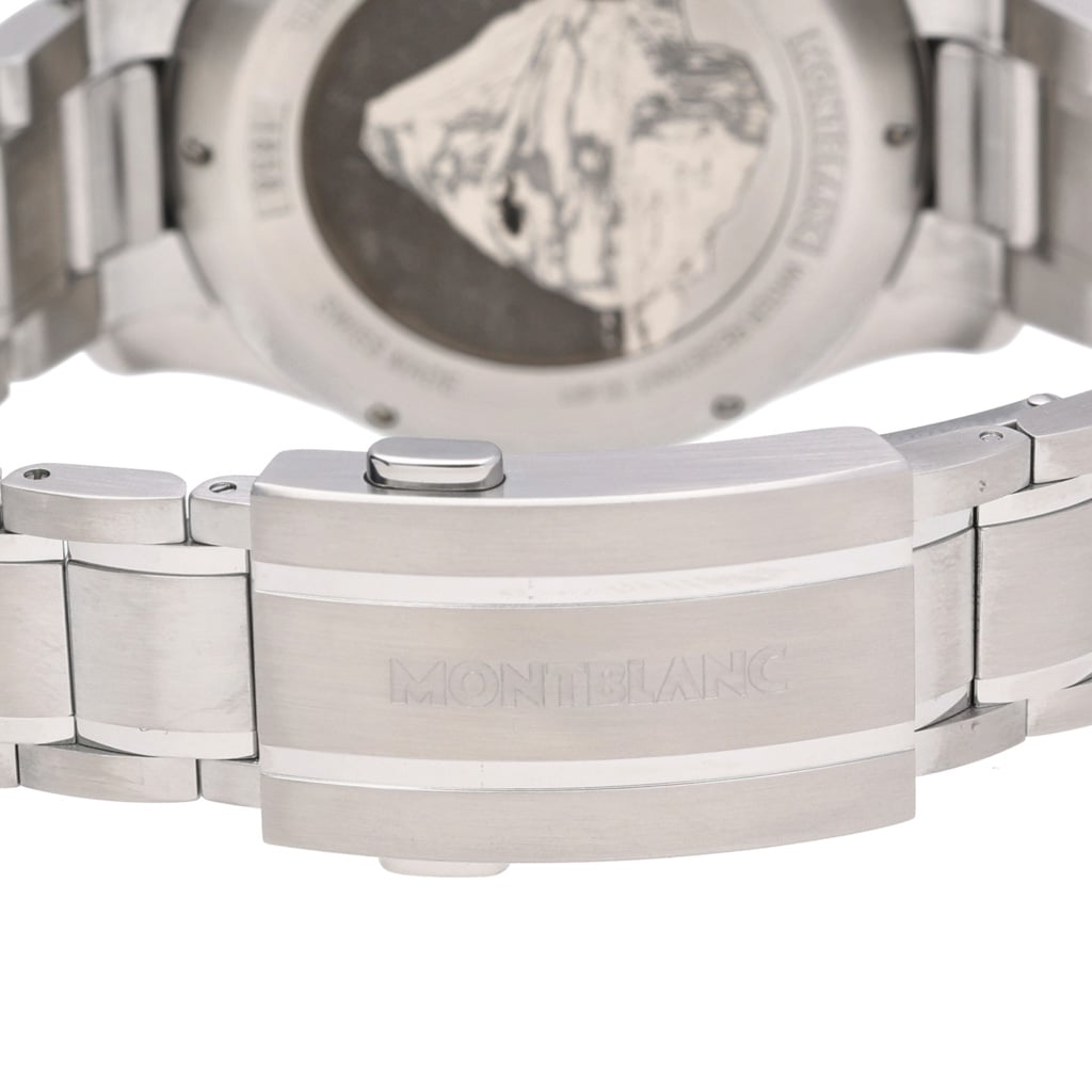 Montblanc 1858 Iced Sea Automatic Date 129372 with black dial and steel case - product image 3