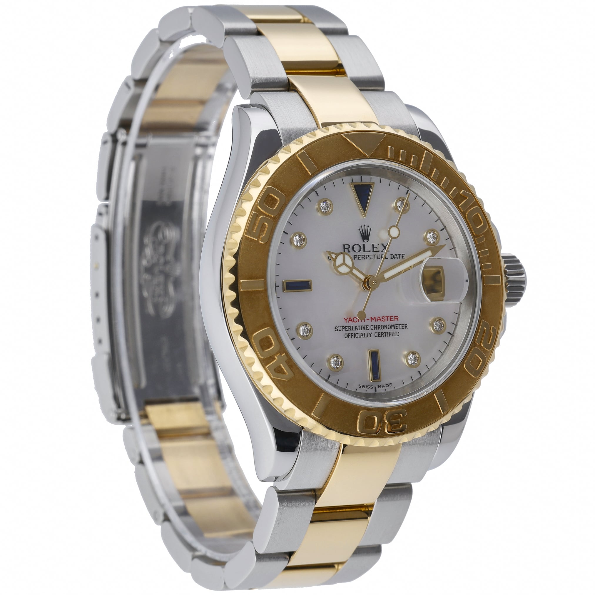 Rolex Yacht-Master 40 16623 with mop sapphire dial and steel & yellow gold case - product image 4