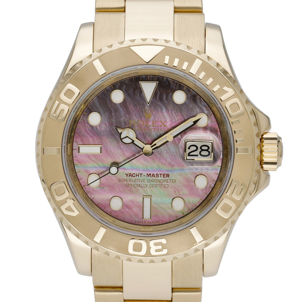 Rolex Yacht-Master 40 16628 with tahitian dial and 18ct yellow gold case - product image 2