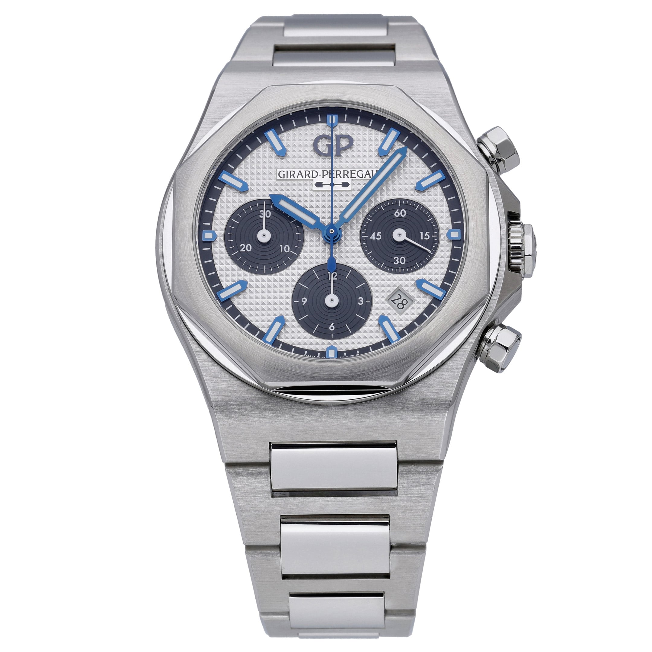 Girard-Perregaux Laureato 81020-11-131-11A with silver dial and steel case - product image 3