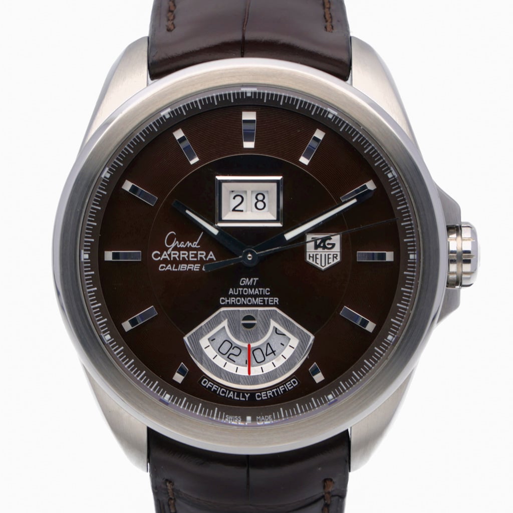Tag Heuer Grand Carrera WAV5113.BA0901 with brown dial and steel case
