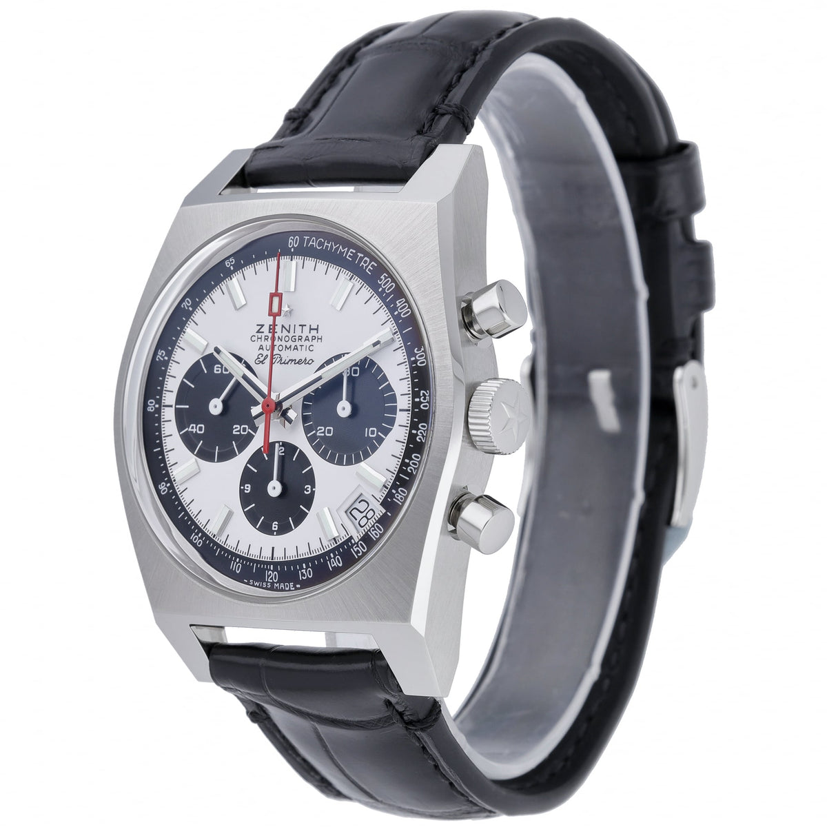 Zenith El Primero 03.A384.400/21.C815 with white dial and steel case - product image 4