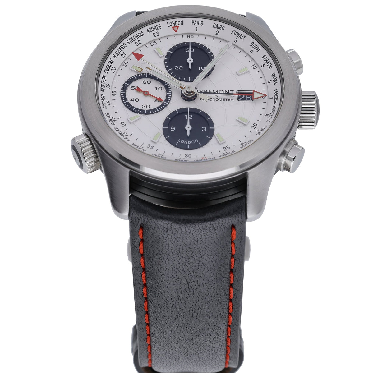 Bremont ALT1-WT World Timer ALT1-WT/WH with white dial and steel case - product image 2