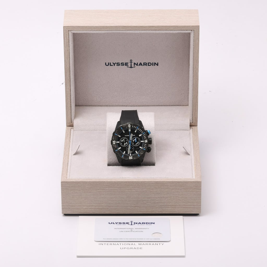 Ulysse Nardin Diver Chronograph 1503-170LE-2A-TOR with black dial and titanium case - product image 2