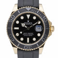 Rolex Yacht-Master II 226658 with black dial and 18ct yellow gold case