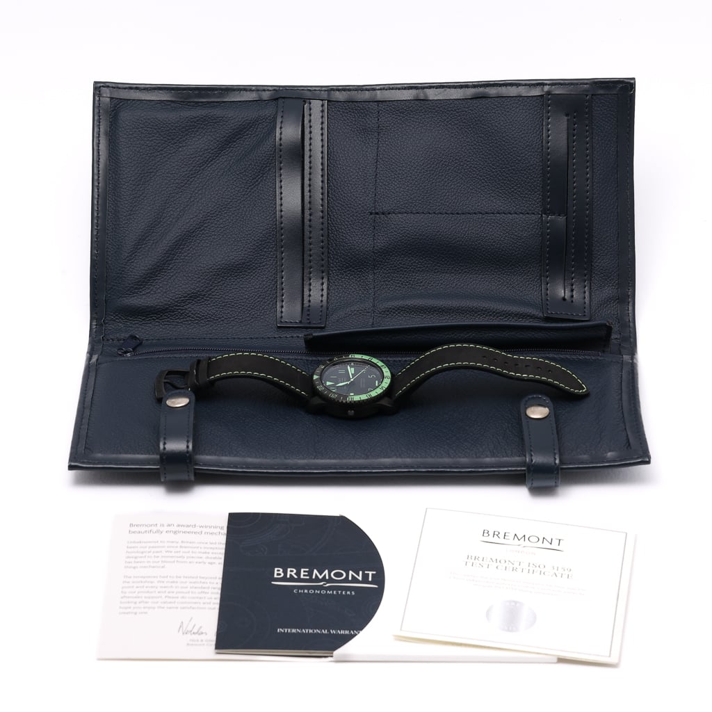 Bremont Bamford Aurora S502-DLC-BAMFORD-L-S with black dial and steel case - product image 2