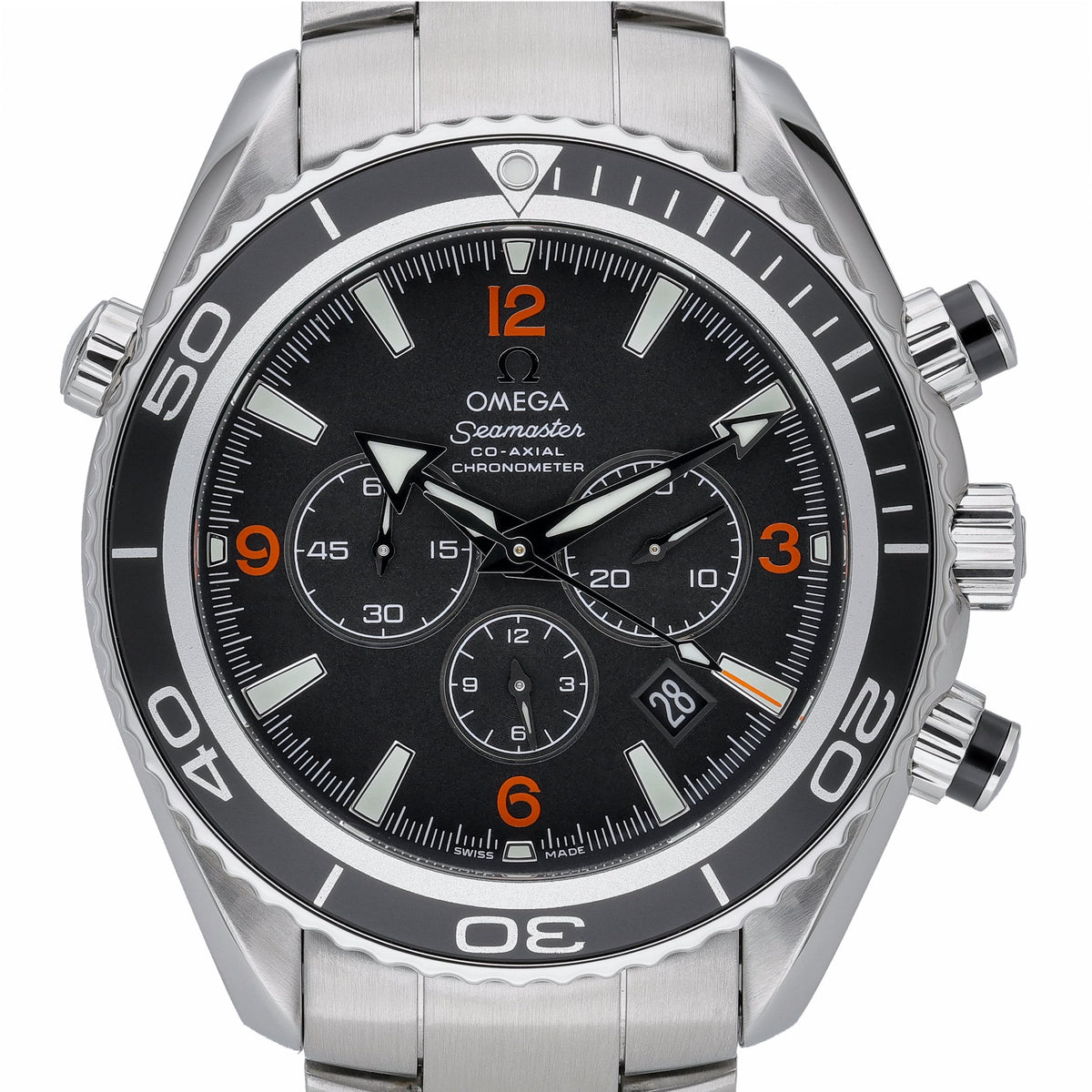 Omega Seamaster Planet Ocean 2210.51.00 with black dial and steel case