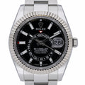 Rolex Sky-Dweller 336934 with black dial and steel & white gold case