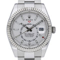 Rolex Sky-Dweller 326934 with white dial and steel & white gold case