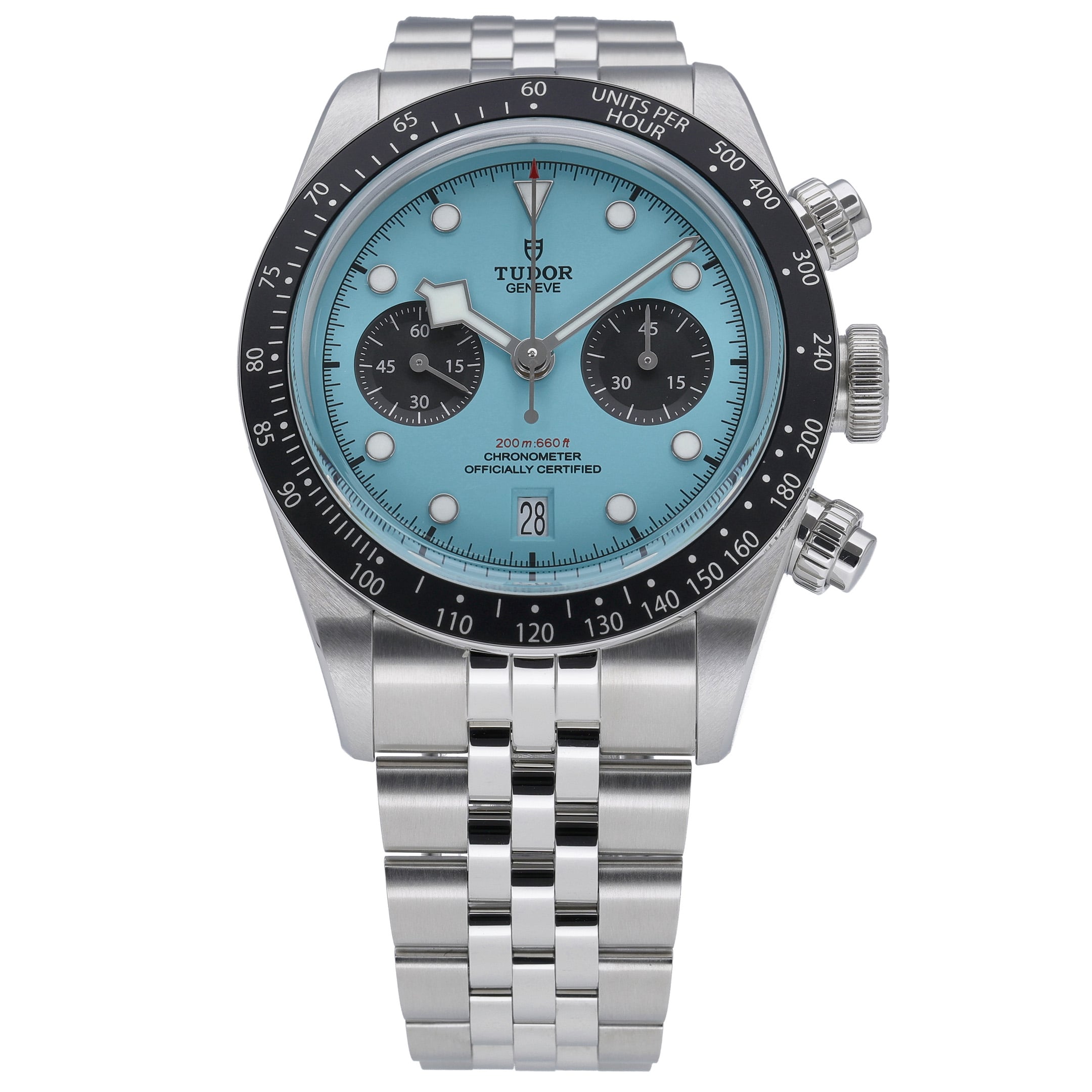 Tudor Black Bay Chrono 79360N with turquoise dial and steel case - product image 3