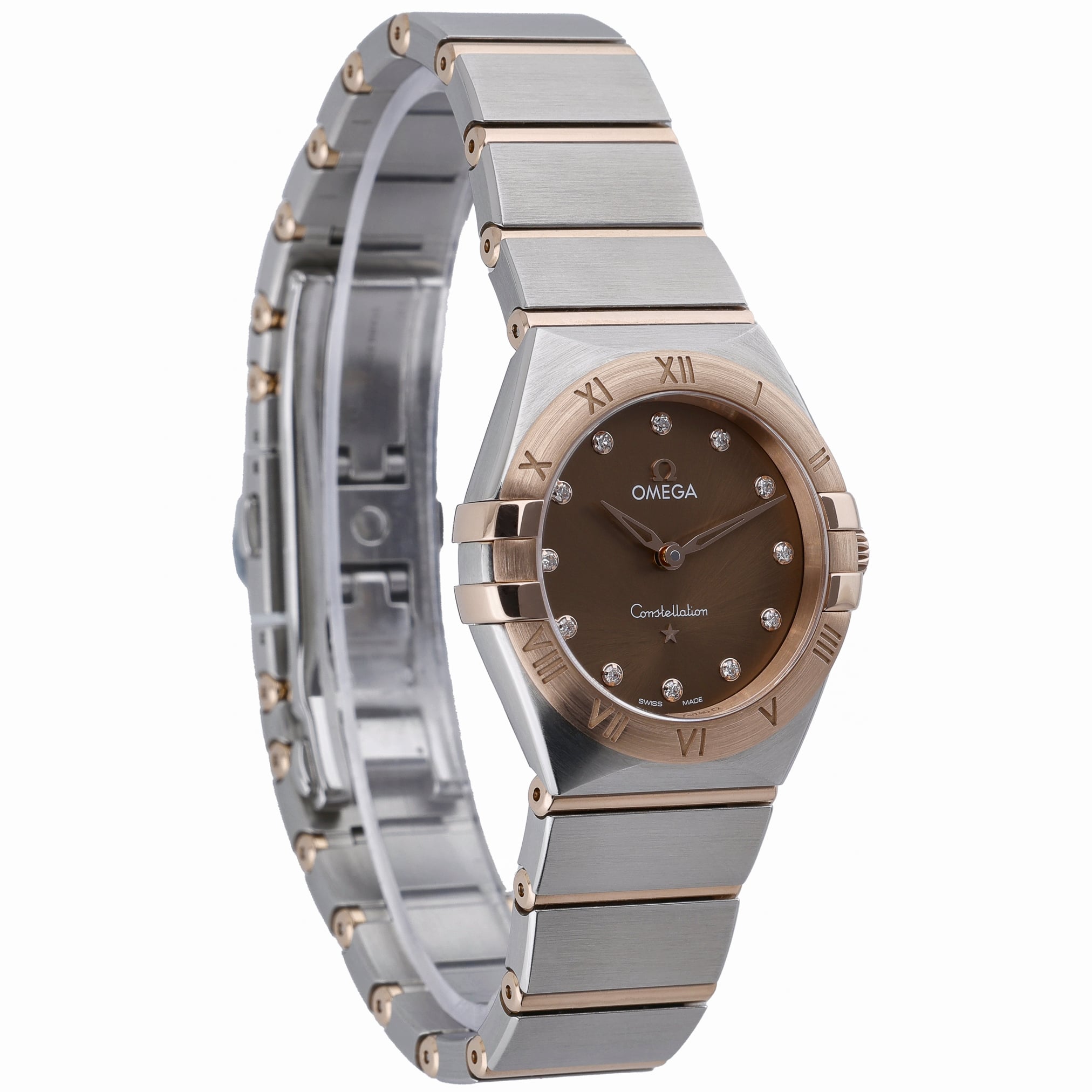Omega Constellation 131.20.28.60.63.001 with brown dial and steel & rose gold case - product image 4