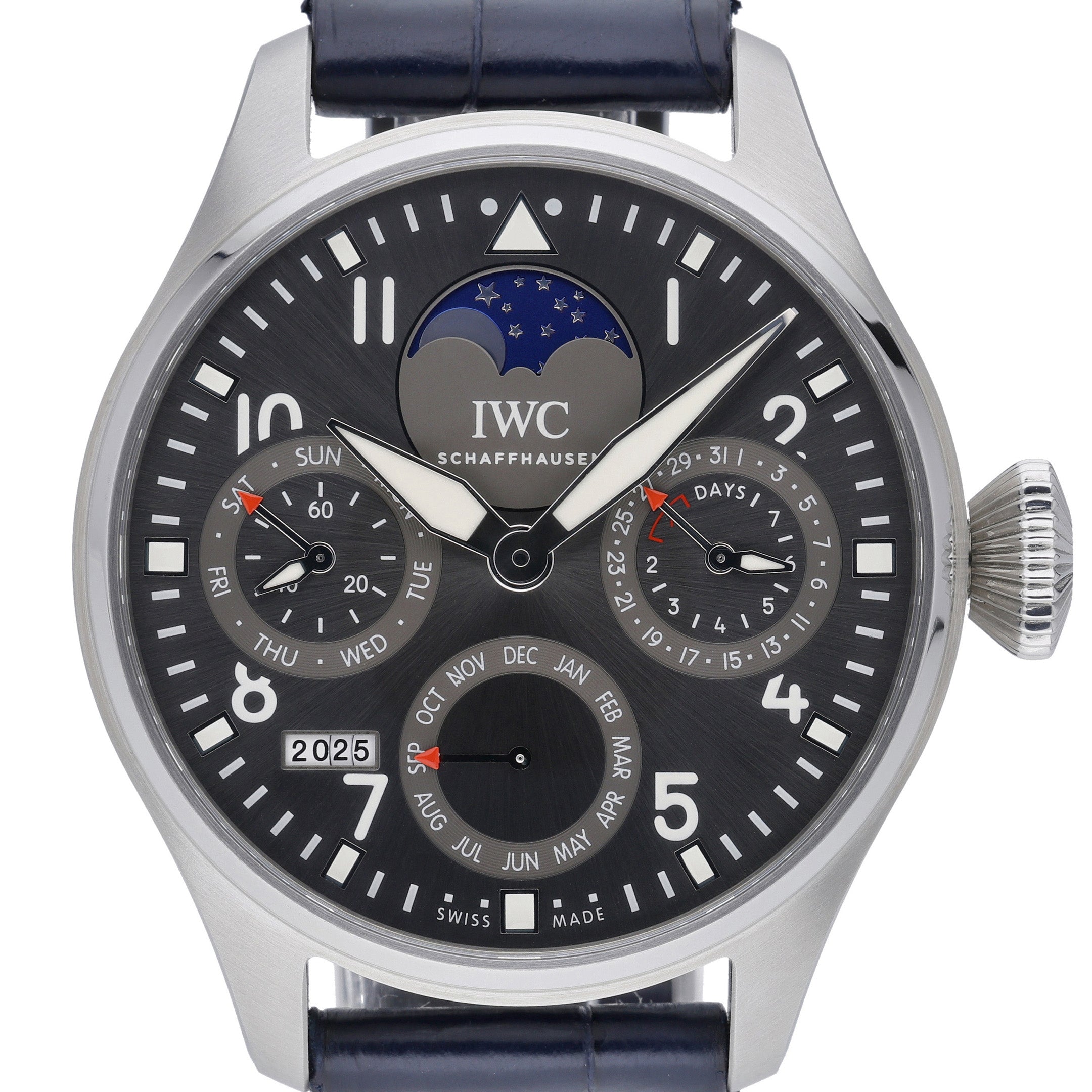 IWC Perpetual Calendar Edition "Boutique London" IW502805 with grey dial and steel case