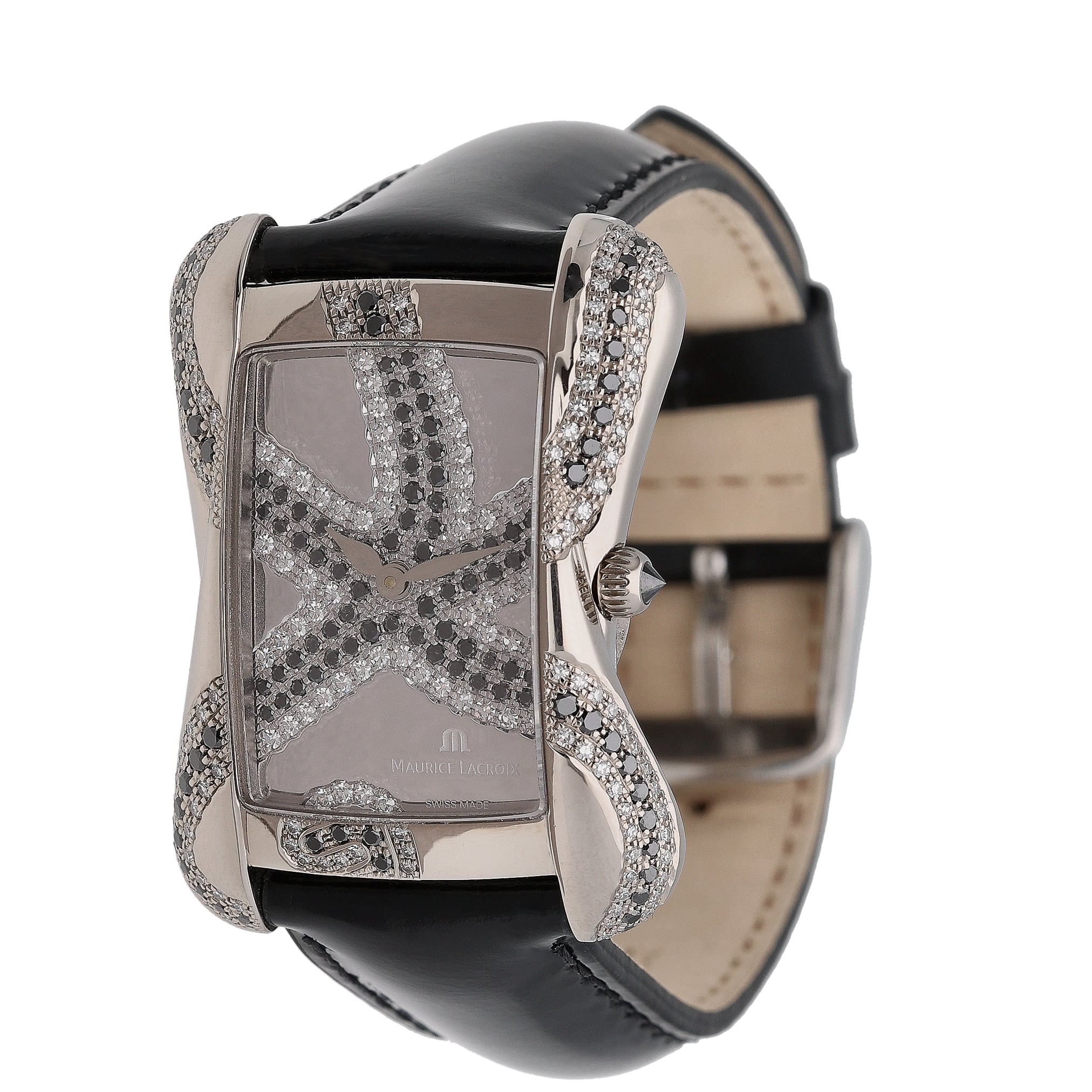 Maurice Lacroix Divina DV5012 with grey dial and 18ct white gold case - product image 4