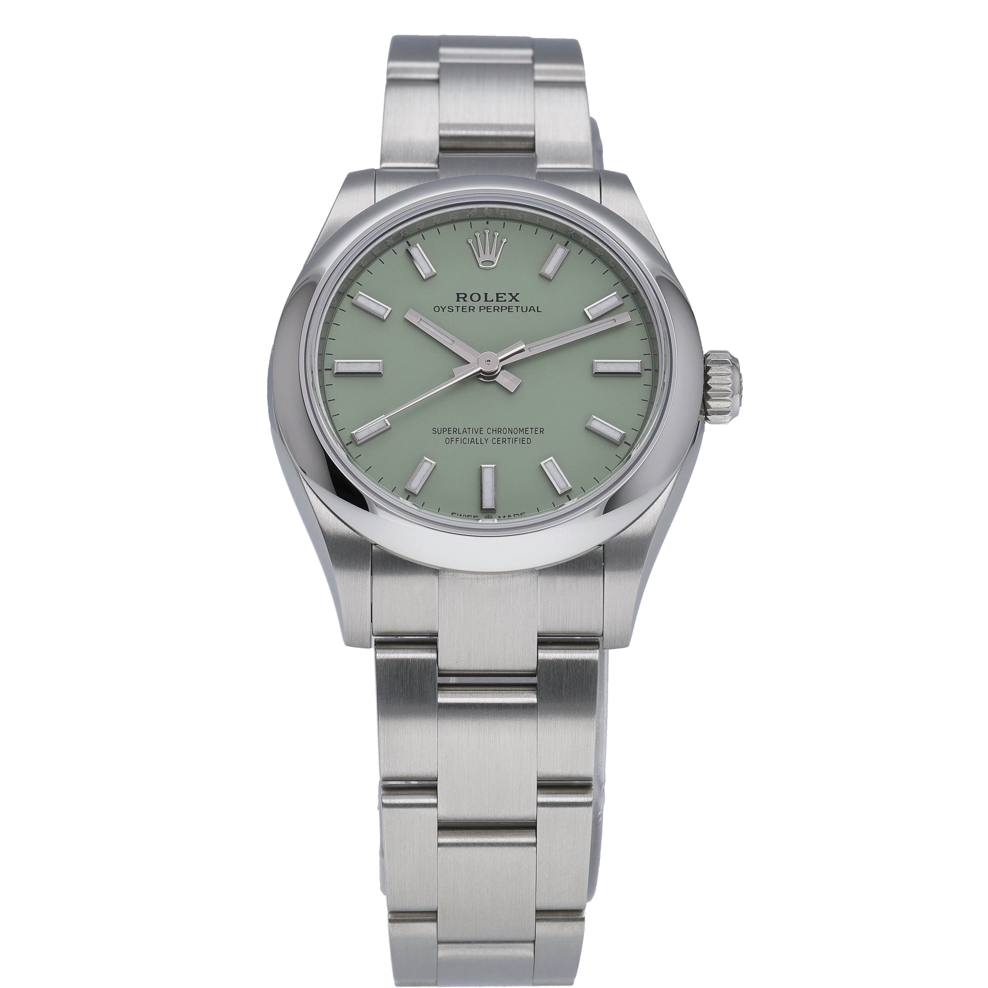 Rolex Rolex Oyster Perpetual 31 277200 with pistachio dial and oystersteel case - product image 2