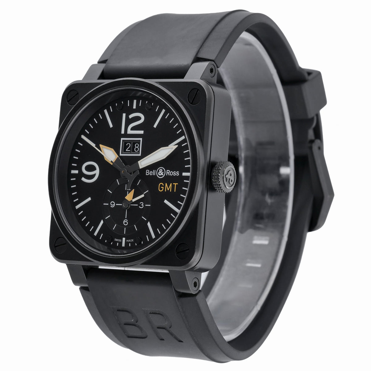 Bell & Ross BR03-51GMT BR03-51-S with black dial and steel case - product image 3