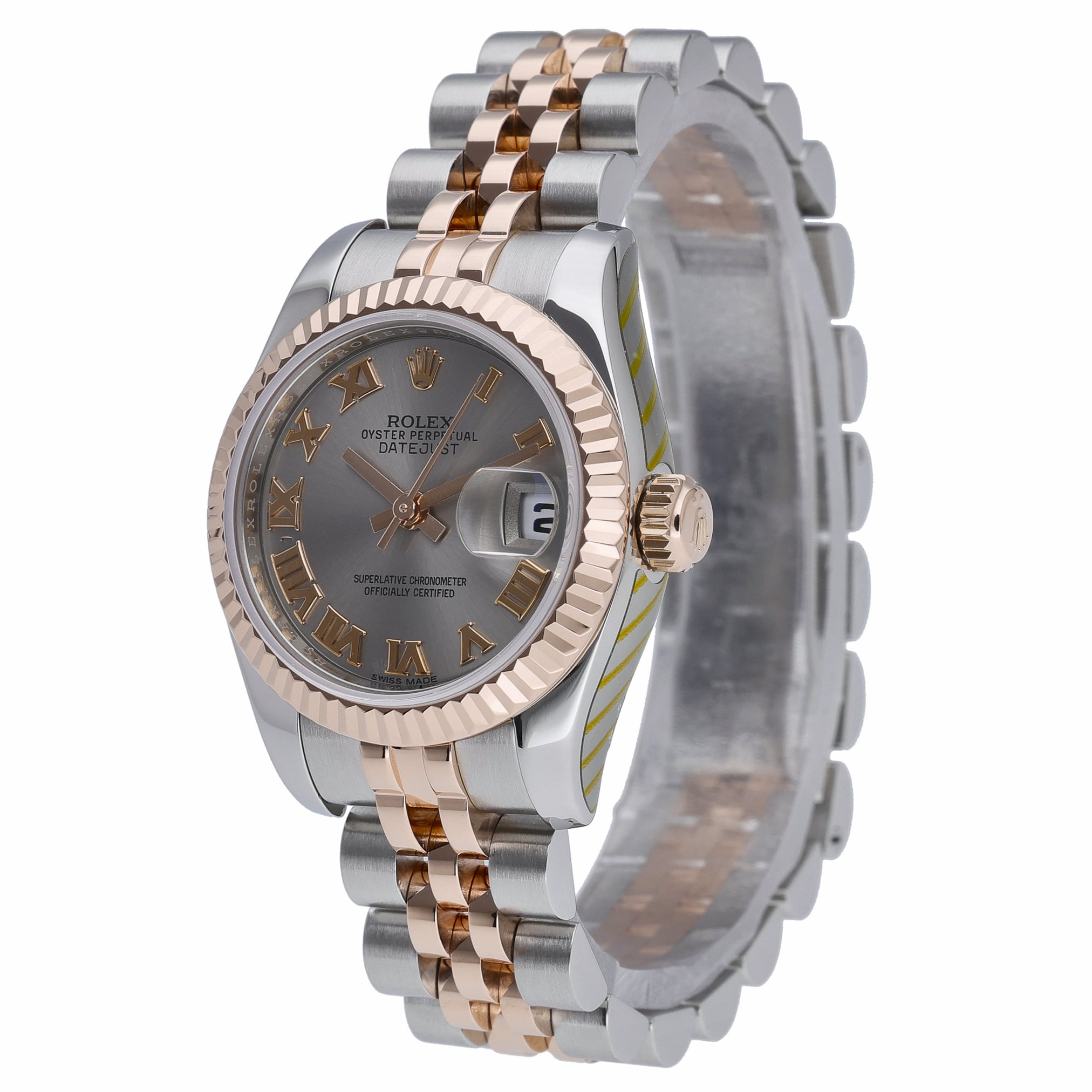 Rolex Datejust 179171 with grey dial and steel & rose gold case - product image 3