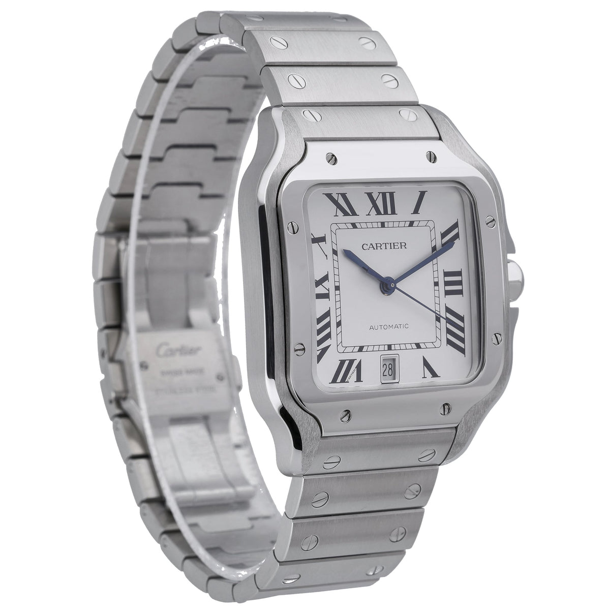 Cartier Santos WSSA0018 with silver dial and steel case - product image 4