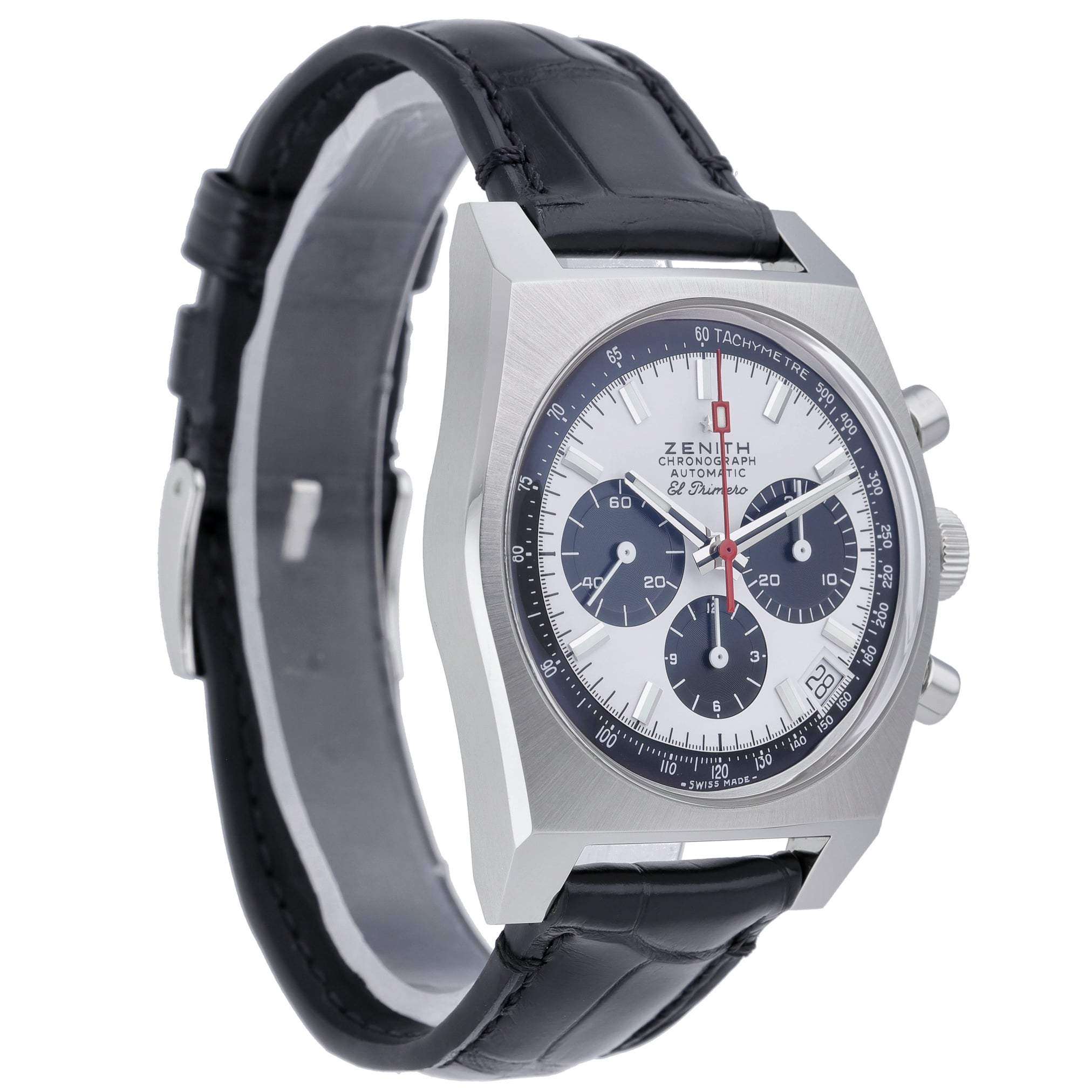 Zenith El Primero 03.A384.400/21.C815 with white dial and steel case - product image 3