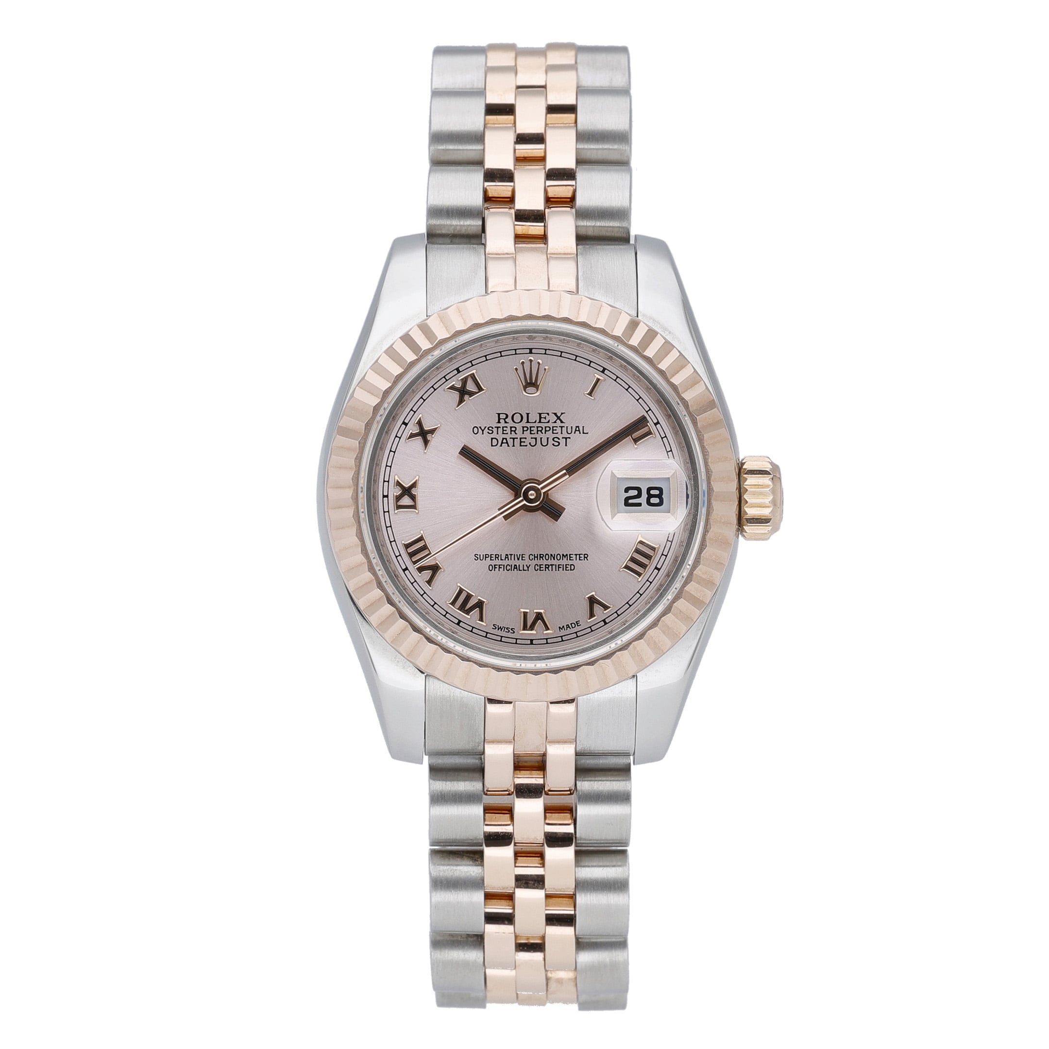 Rolex Datejust 179171 with pink dial and steel & rose gold case - product image 2