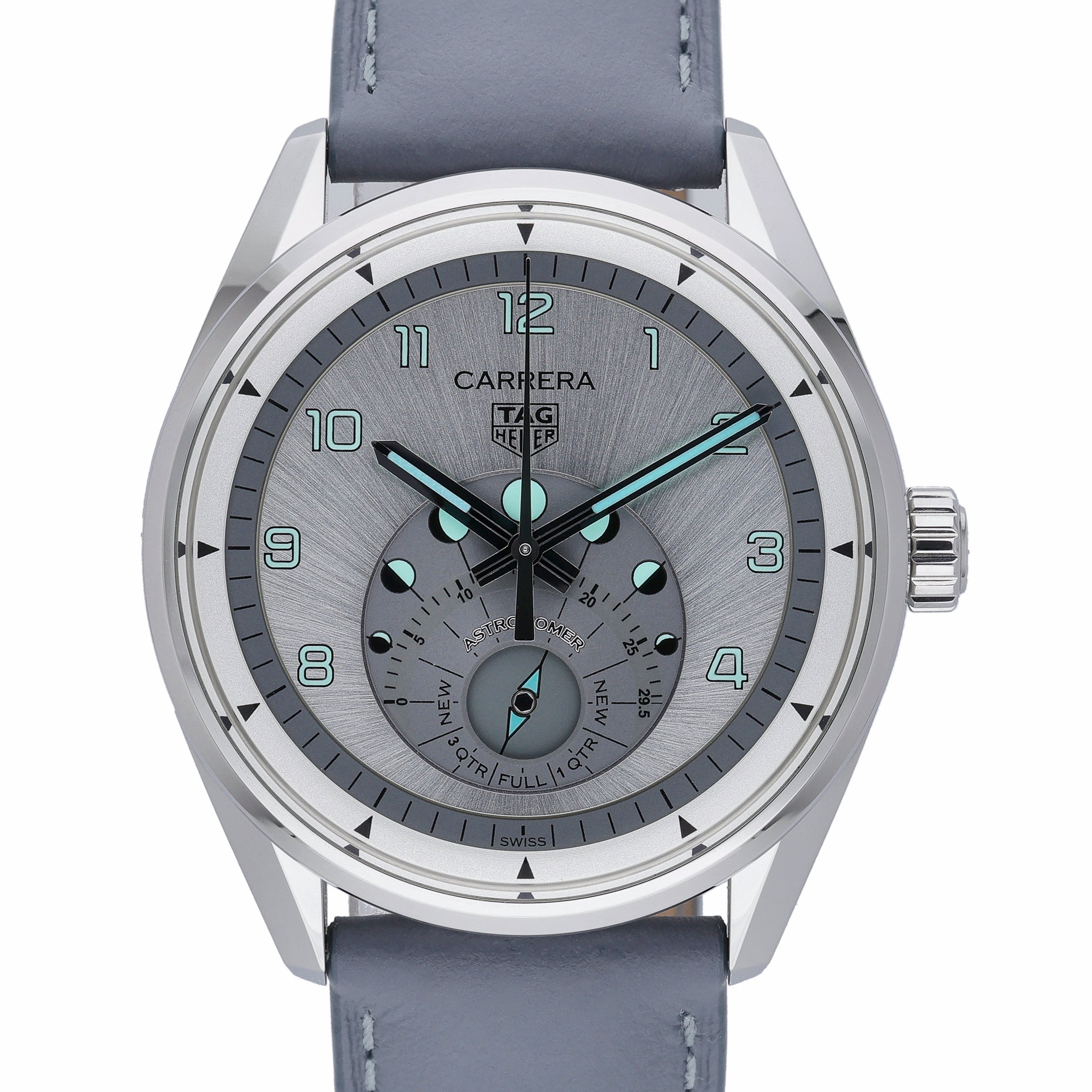 Tag Heuer Astronomer WBX2112.FC6615 with silver dial and steel case