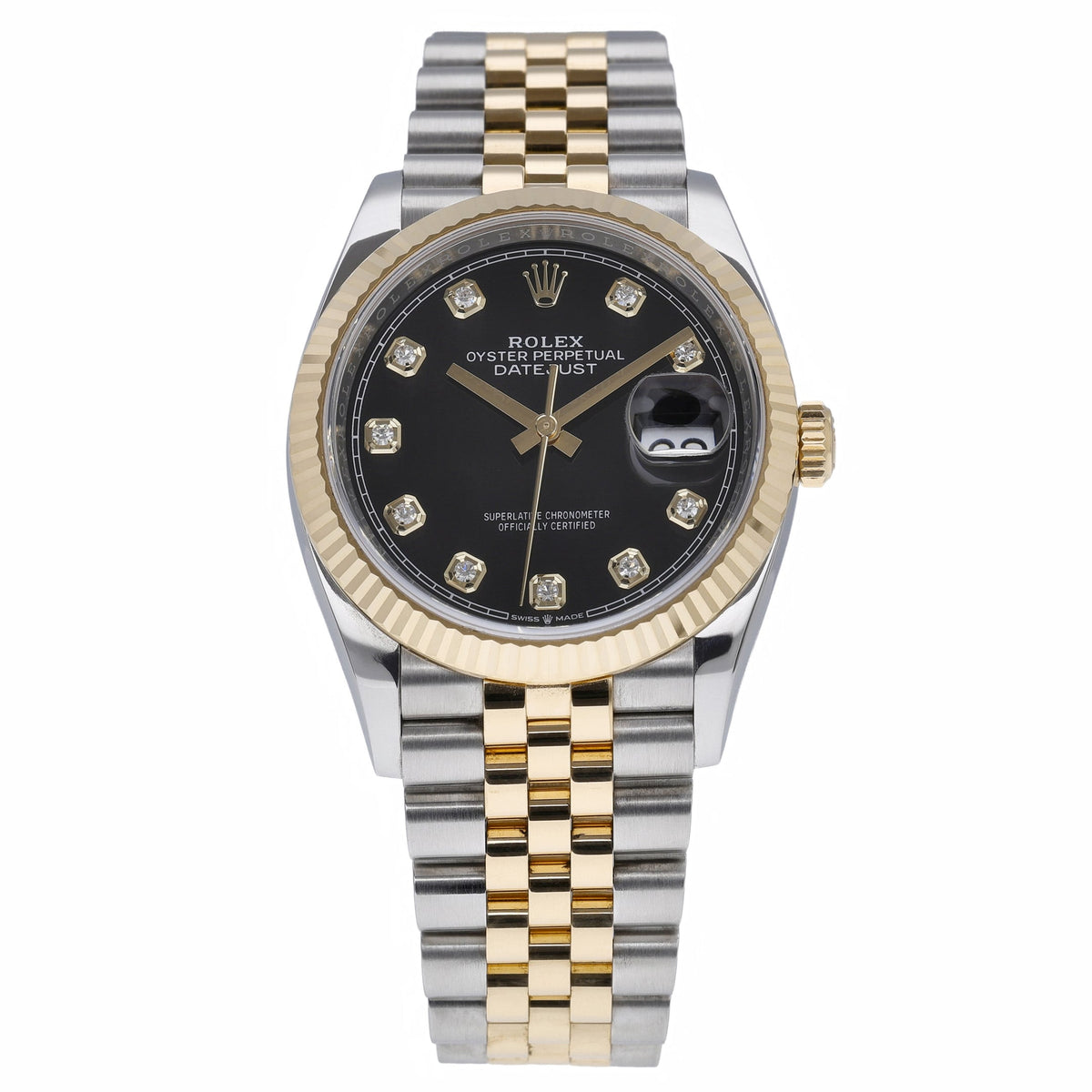 Rolex Datejust 126233 with black dial and steel & yellow gold case - product image 3