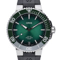Oris Aquis Date 01 400 7769 4157 07 4 22 74FC with green dial and steel case